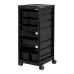 Hairdressing Trolley GABBIANO 68A black